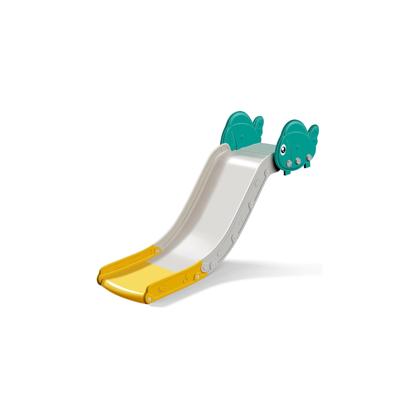 SL Couch Slide for Toddlers, Upgraded Indoor Toddler Slide for Couch, Bed & Stairs, Space-Saving Kids Slide with Extended Slope, Smooth Edges & Cute Fish Design, Safe for Multiple Ages & Long-Term Use